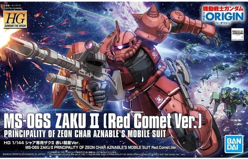 1/144 HGUC - MS-06S Zaku II Red Comet Ver. Origin #024